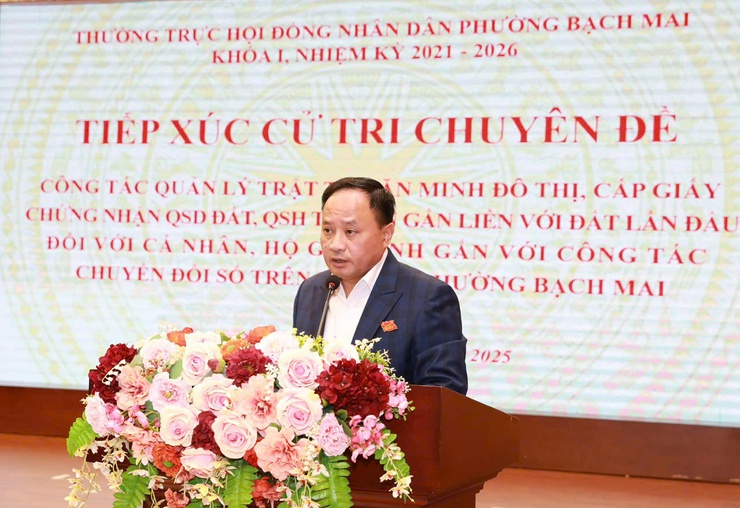 Phường Bạch Mai: Trả lời tất cả kiến nghị cử tri trước kỳ họp cuối năm 2025- Ảnh 5.