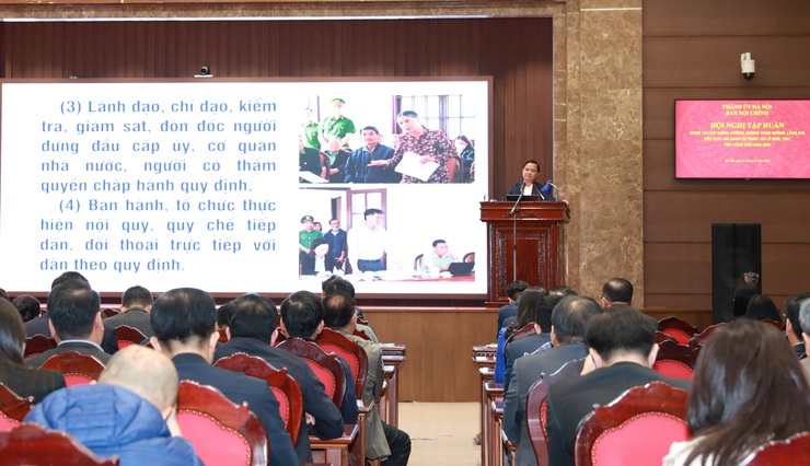 Tập huấn nghiệp vụ phòng chống tham nhũng, lãng phí, tiêu cực- Ảnh 4.