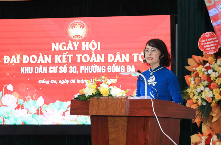 Phó Bí thư Thường trực Thành ủy Nguyễn Văn Phong dự Ngày hội Đại đoàn kết toàn dân tộc tại khu dân cư số 30- Ảnh 5.