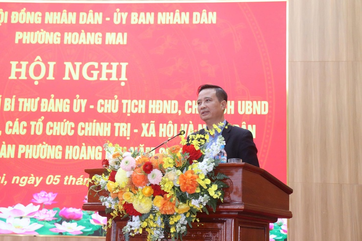 Phường Hoàng Mai: Mỗi quý tổ chức ít nhất 1 lần giao ban, đối thoại để lắng nghe kiến nghị từ cơ sở- Ảnh 6.