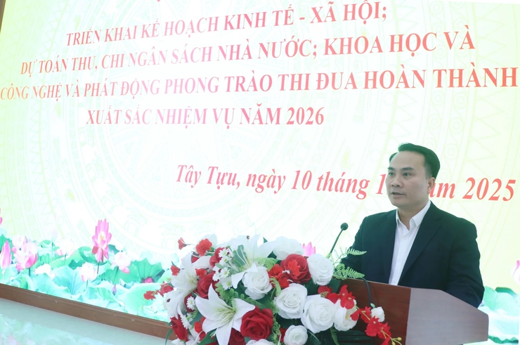 Phường Tây Tựu phấn đấu thu ngân sách đạt 267 tỷ đồng năm 2026- Ảnh 1.