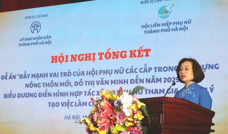 Phụ nữ Thủ đô phát huy vai trò trong xây dựng nông thôn mới và phát triển kinh tế tập thể- Ảnh 1.