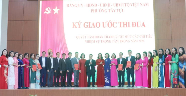 Phường Tây Tựu phấn đấu thu ngân sách đạt 267 tỷ đồng năm 2026- Ảnh 2.