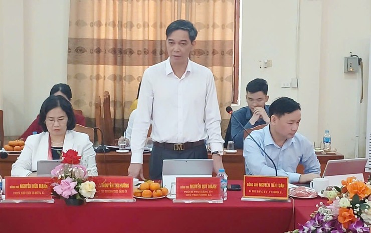 Giám sát công tác lãnh đạo, chỉ đạo, tổ chức thực hiện một số chuyên đề trọng tâm, cấp bách tại xã Liên Minh- Ảnh 2.