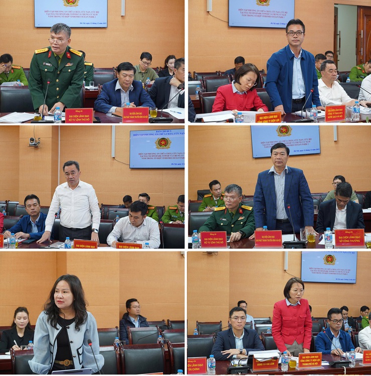 Công an thành phố Hà Nội triển khai phương án diễn tập phòng cháy quy mô lớn nhất từ trước đến nay- Ảnh 2.