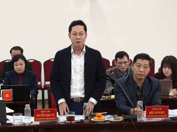 Đoàn giám sát số 15 của Ban Thường vụ Thành ủy làm việc với phường Cầu Giấy và Nghĩa Đô- Ảnh 4.