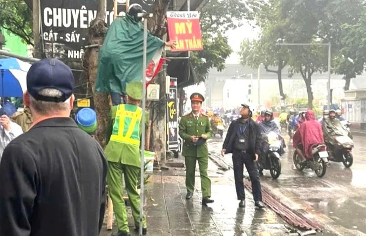 Phường Vĩnh Tuy quyết liệt lập lại trật tự đô thị- Ảnh 3.