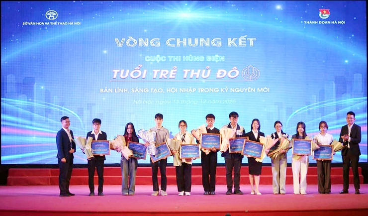 Tuổi trẻ Thủ đô khẳng định bản lĩnh, sáng tạo tại Chung kết Cuộc thi Hùng biện năm 2025- Ảnh 4.