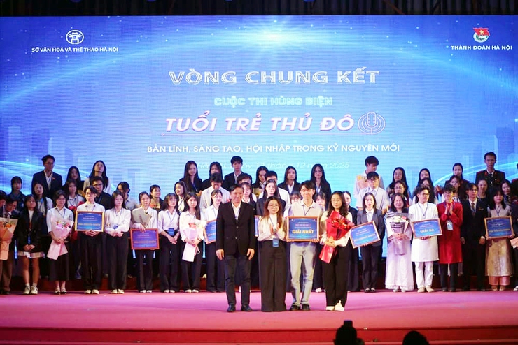 Tuổi trẻ Thủ đô khẳng định bản lĩnh, sáng tạo tại Chung kết Cuộc thi Hùng biện năm 2025- Ảnh 3.