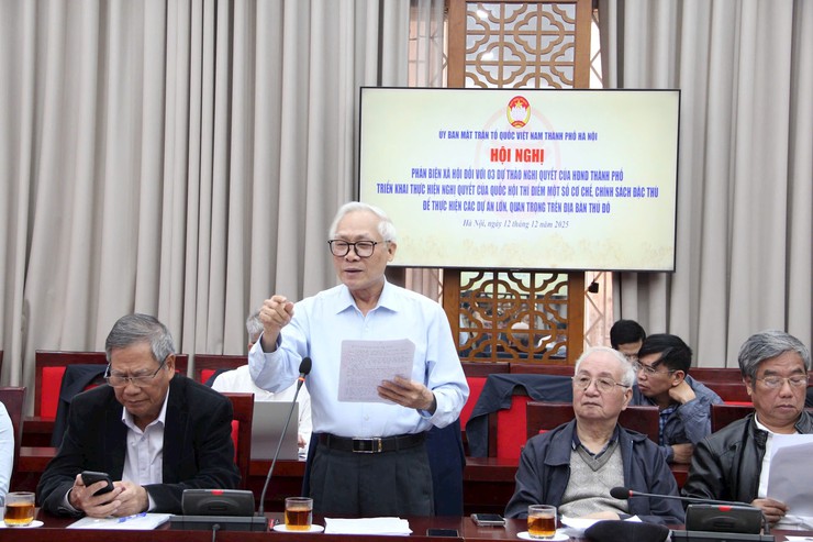 Social review of three draft resolutions piloting special mechanisms for major projects in Hanoi- Ảnh 3.