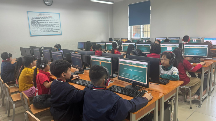 Trường Tiểu học Mai Động - Phường Vĩnh Tuy đẩy mạnh chuyển đổi số trong giáo dục, hướng tới môi trường giáo dục hiện đại, thông minh.- Ảnh 1.