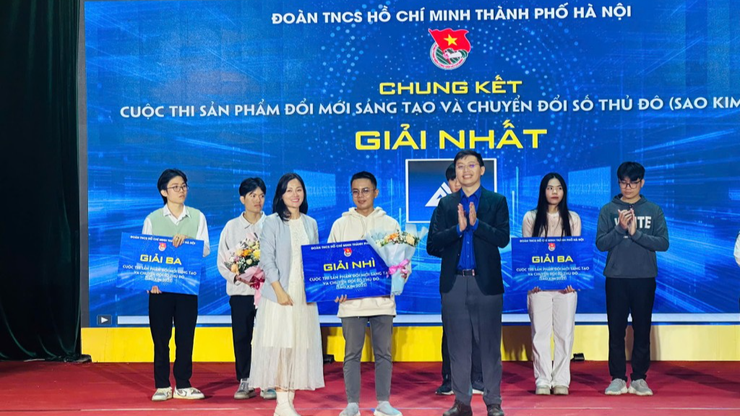 Chung kết Cuộc thi sản phẩm đổi mới sáng tạo và chuyển đổi số Thủ đô (Sao Kim 2025)- Ảnh 1.