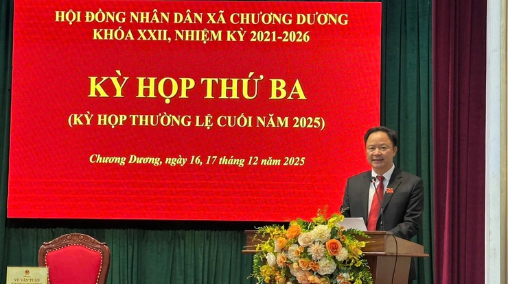 Xã Chương Dương khai mạc kỳ họp thứ 3 (kỳ họp thường lệ) cuối năm 2025- Ảnh 1.