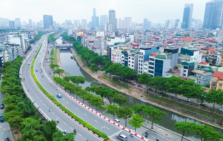 Hanoi to launch project renovating parks along To Lich River banks- Ảnh 2. Hanoi to launch project renovating parks along To Lich River banks- Ảnh 2.