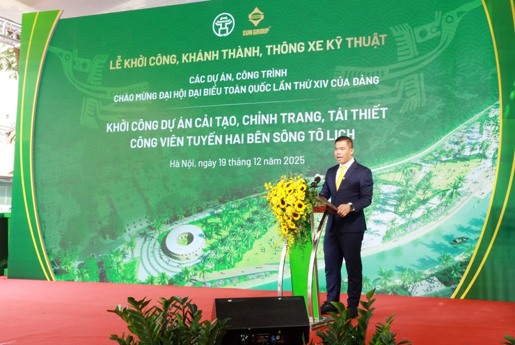 Khởi công Dự án Cải tạo, chỉnh trang, tái thiết công viên tuyến hai bên sông Tô Lịch- Ảnh 2.