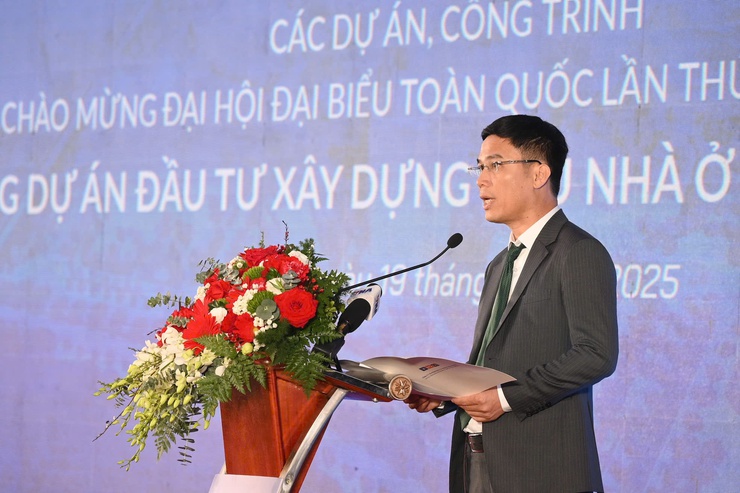 Khởi công Dự án đầu tư xây dựng Khu nhà ở xã hội Tiên Dương 1 chào mừng Đại hội Đảng lần thứ XIV- Ảnh 1.