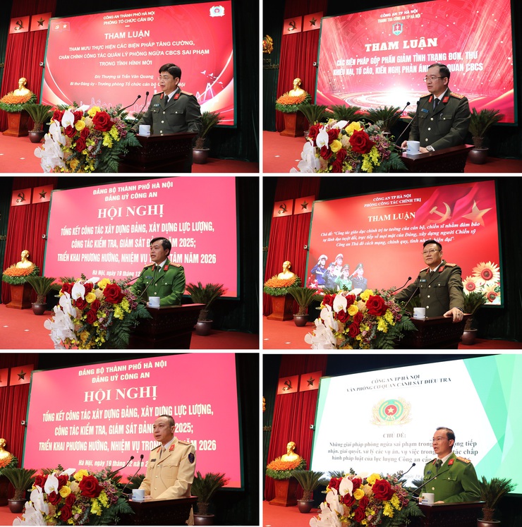 Công an thành phố Hà Nội tổng kết công tác xây dựng Đảng năm 2025- Ảnh 4.