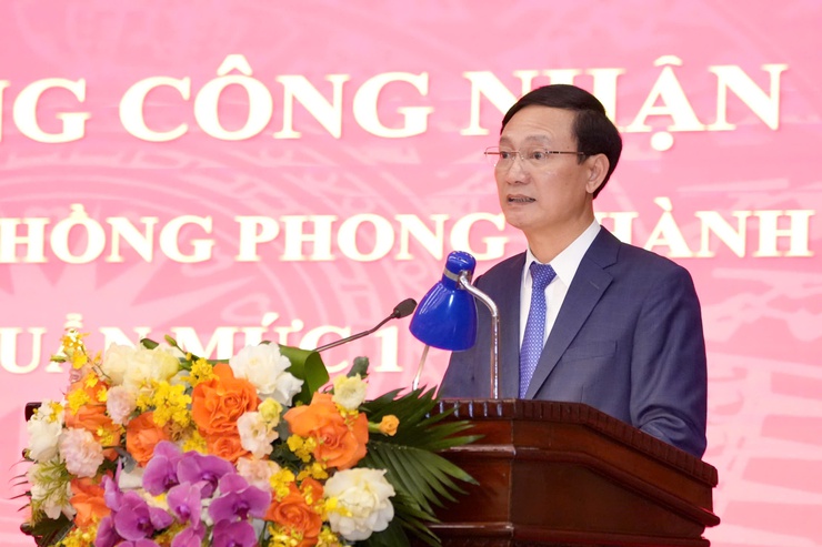 Trường Đào tạo cán bộ Lê Hồng Phong thành phố Hà Nội đón Bằng công nhận đạt chuẩn Mức 1- Ảnh 2.