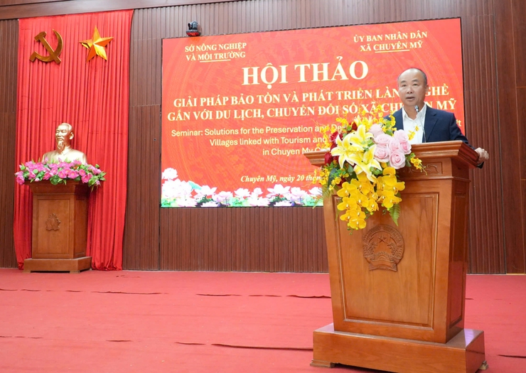Hội thảo bảo tồn và phát triển làng nghề gắn với du lịch, chuyển đổi số- Ảnh 2.