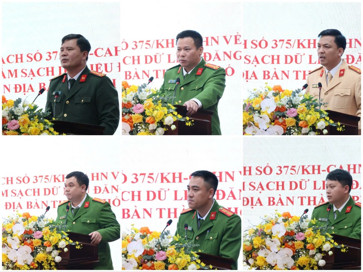 Công an Thành phố tăng tốc “nước rút” làm sạch dữ liệu đăng ký phương tiện, giấy phép lái xe- Ảnh 2.