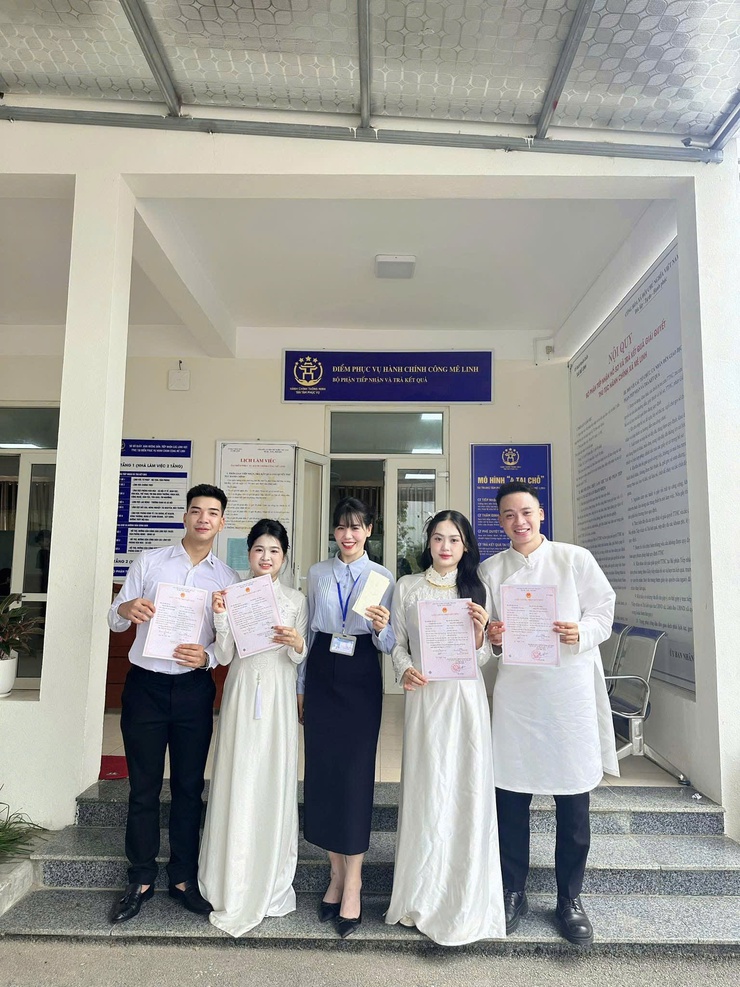 Mê Linh đẩy mạnh giải quyết thủ tục hành chính tại xã: Nâng cao hiệu quả, rút ngắn khoảng cách phục vụ- Ảnh 2.