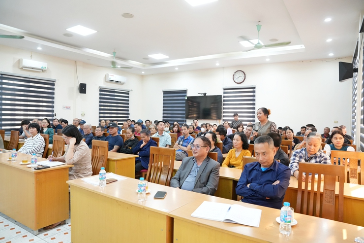 Sơn Tây tổ chức đối thoại tuyên truyền quy mô dự án và chính sách bồi thường, hỗ trợ, tái định cư- Ảnh 1.