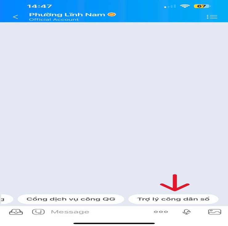 Phường Lĩnh Nam thực hiện tích hợp trợ lý&nbsp;công dân số trên Zalo OA của UBND phường để hỗ trợ người dân, doanh nghiệp thực hiện&nbsp;hỏi đáp 24/7 các thông tin về thủ tục hành chính và pháp lý.- Ảnh 2.