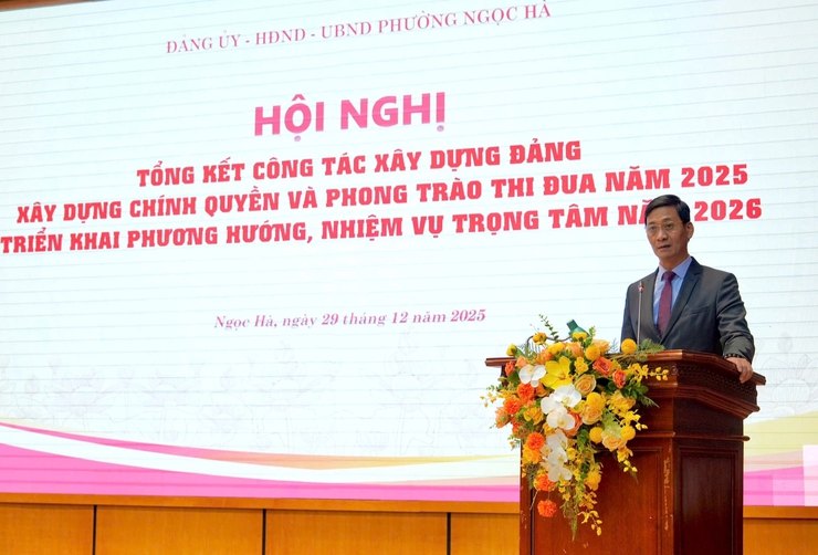 Phường Ngọc Hà xác định nhiệm vụ trọng tâm năm 2026- Ảnh 1.