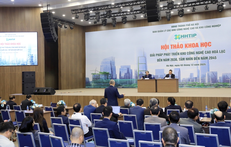 Hội thảo khoa học “Giải pháp phát triển khu công nghệ cao Hòa lạc đến năm 2030, tầm nhìn đến năm 2045”- Ảnh 6.