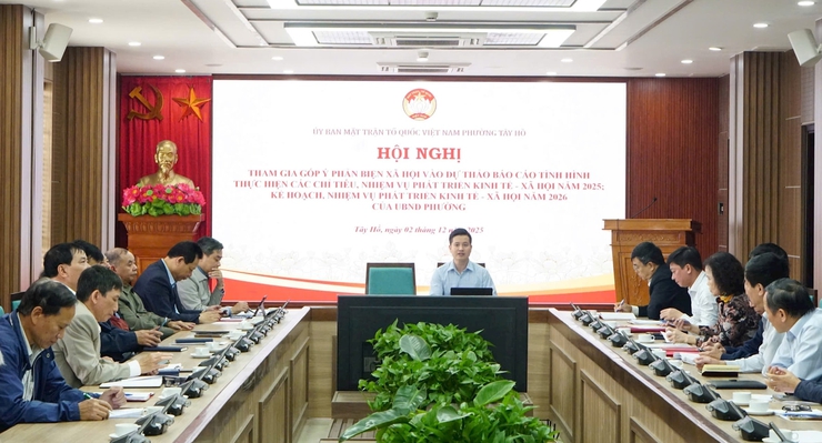 Tây Hồ bàn giải pháp phát triển kinh tế - xã hội 2026, đẩy mạnh chỉnh trang đô thị- Ảnh 1.