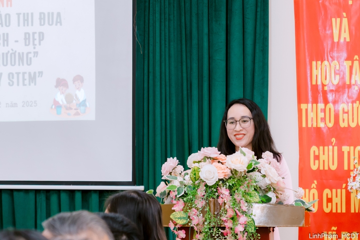 Phường Long Biên lan tỏa mạnh mẽ phong trào “Sáng - Xanh - Sạch - Đẹp” tại Trường THCS Cự Khối- Ảnh 5.