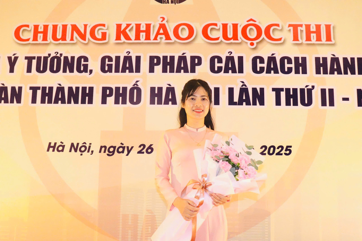 UBND xã Hồng Vân đạt giải Triển vọng Cuộc thi “Tìm kiếm ý tưởng, giải pháp cải cách hành chính” năm 2025 của thành phố Hà Nội- Ảnh 2.