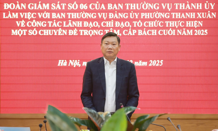 Giám sát, tháo gỡ vướng mắc vận hành mô hình chính quyền địa phương 2 cấp tại phường Thanh Xuân- Ảnh 3.