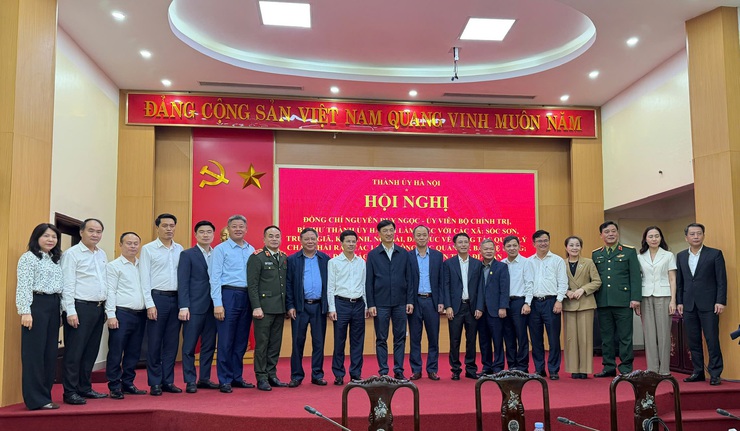 Bí thư Thành ủy Nguyễn Duy Ngọc làm việc với 5 xã thuộc phạm vi huyện Sóc Sơn cũ- Ảnh 2.