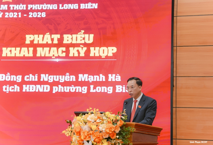 Kỳ họp thứ ba HĐND phường Long Biên quyết nghị nhiều mục tiêu trọng tâm cho năm 2026- Ảnh 2.