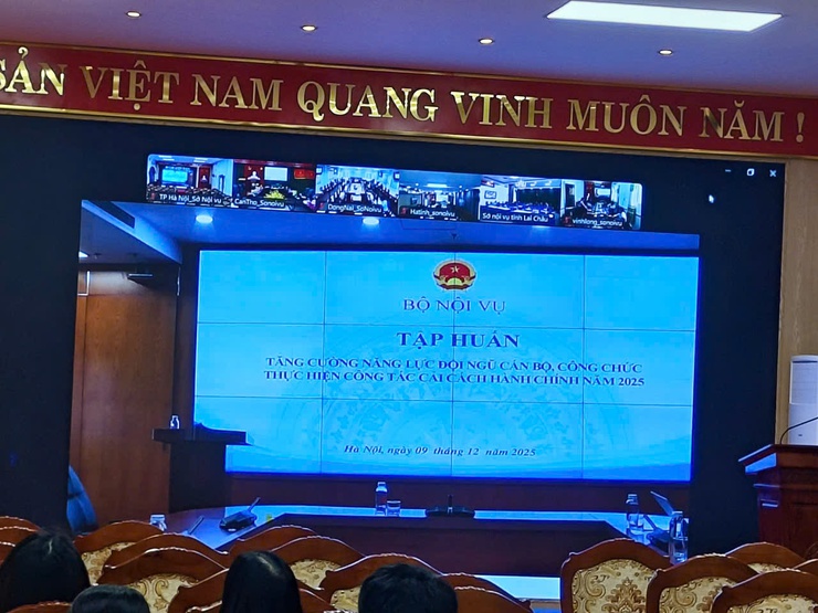 Tập huấn cải cách hành chính của Bộ Nội vụ giúp đội ngũ cán bộ, công chức thành phố Hà Nội nâng cao chất lượng tham mưu trong thực hiện nhiệm vụ cải cách hành chính- Ảnh 1.
