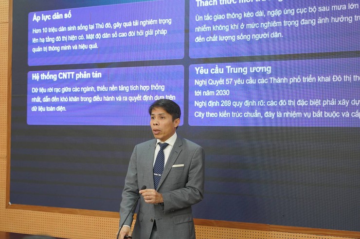 Hội thảo lấy ý kiến hoàn thiện dự thảo Đề án phát triển đô thị thông minh thành phố Hà Nội- Ảnh 2.