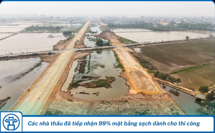 Đường vành đai 4: Ngỡ ngàng diện mạo sau 19 tháng thi công- Ảnh 3.