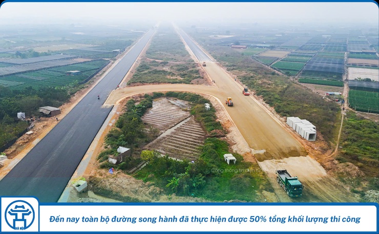 Đường vành đai 4: Ngỡ ngàng diện mạo sau 19 tháng thi công- Ảnh 4.