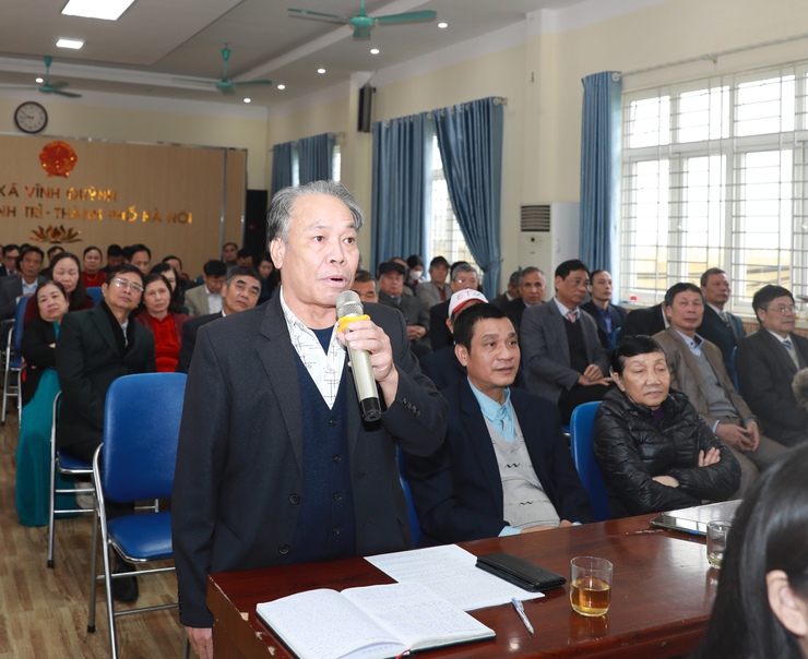 Xã Vĩnh Quỳnh, Thanh Trì tổ chức Hội nghị điểm bàn xây dựng đời sống văn hóa ở cơ sở- Ảnh 3.
