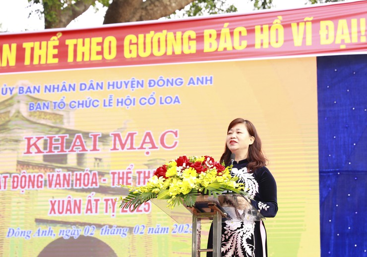 Đông Anh khai mạc các hoạt động văn hóa - thể thao tại Lễ hội Cổ Loa Xuân Ất Tỵ 2025- Ảnh 2.