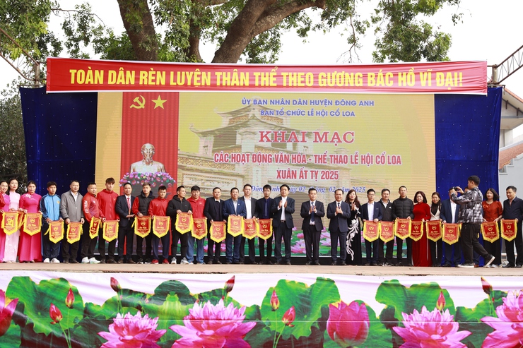 Đông Anh khai mạc các hoạt động văn hóa - thể thao tại Lễ hội Cổ Loa Xuân Ất Tỵ 2025- Ảnh 3.