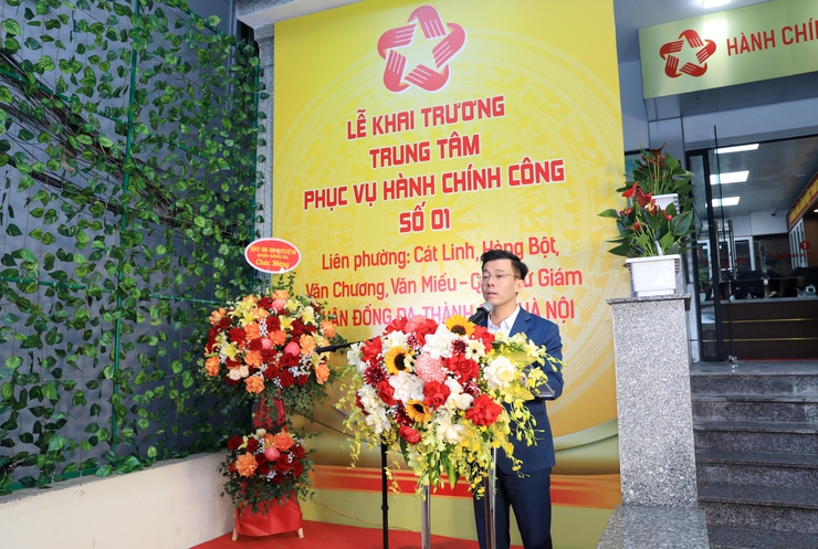 Khai trương Trung tâm Phục vụ hành chính công số 1 quận Đống Đa- Ảnh 2.