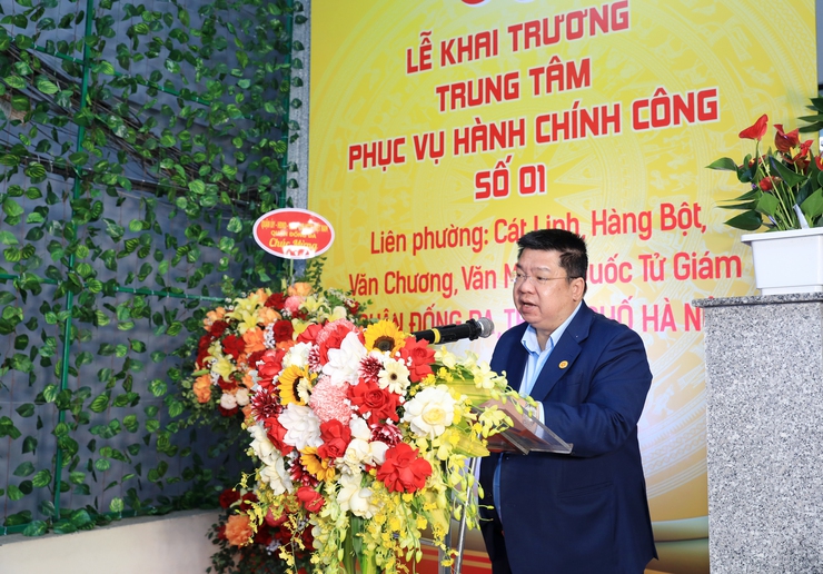 Khai trương Trung tâm Phục vụ hành chính công số 1 quận Đống Đa- Ảnh 4.