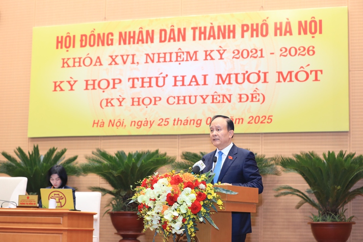 Khai mạc kỳ họp thứ 21 HĐND Thành phố khóa XVI- Ảnh 4.