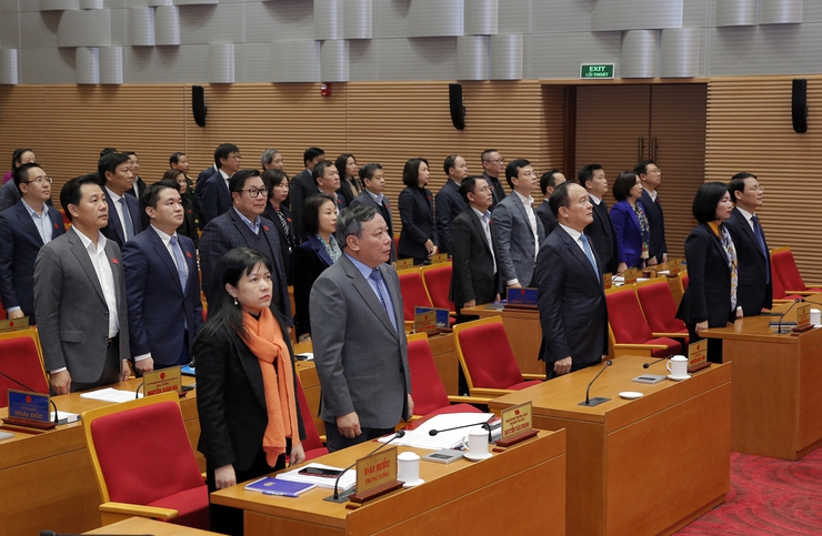 Hanoi convenes 21th session of municipal People's Council- Ảnh 1. Hanoi convenes 21th session of municipal People's Council- Ảnh 1.