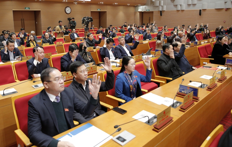 Hanoi convenes 21th session of municipal People's Council- Ảnh 2. Hanoi convenes 21th session of municipal People's Council- Ảnh 2.