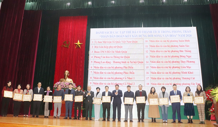 Bắc Từ Liêm: Chuyển biến tích cực trong phong trào "Toàn dân đoàn kết xây dựng đời sống văn hóa"- Ảnh 1.