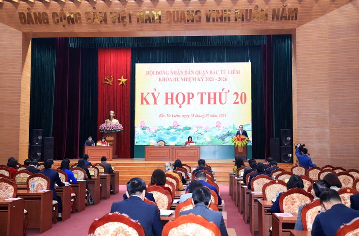 HĐND quận Bắc Từ Liêm xem xét, quyết định các nội dung liên quan đến công tác sắp xếp tổ chức bộ máy- Ảnh 1.