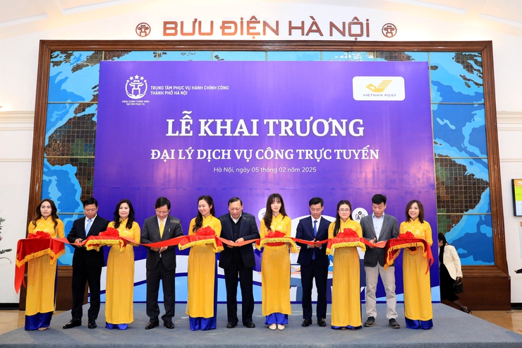 Khai trương đại lý dịch vụ công trực tuyến tại Bưu điện Trung tâm Hoàn Kiếm- Ảnh 3.